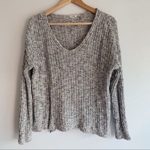 Garage Grey Knit Oversized Sweater